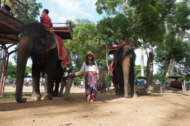 Siem Reap with mum